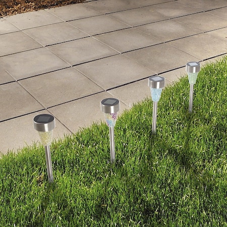 Pure Garden Solar Outdoor LED Lights, 4PK 50-179